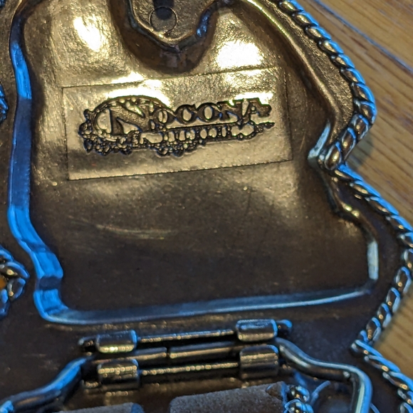 Blazin Roxx Brown Belt with Silver & Pink Accents with Nocona Heart Buckle (L) - Picture 6 of 6